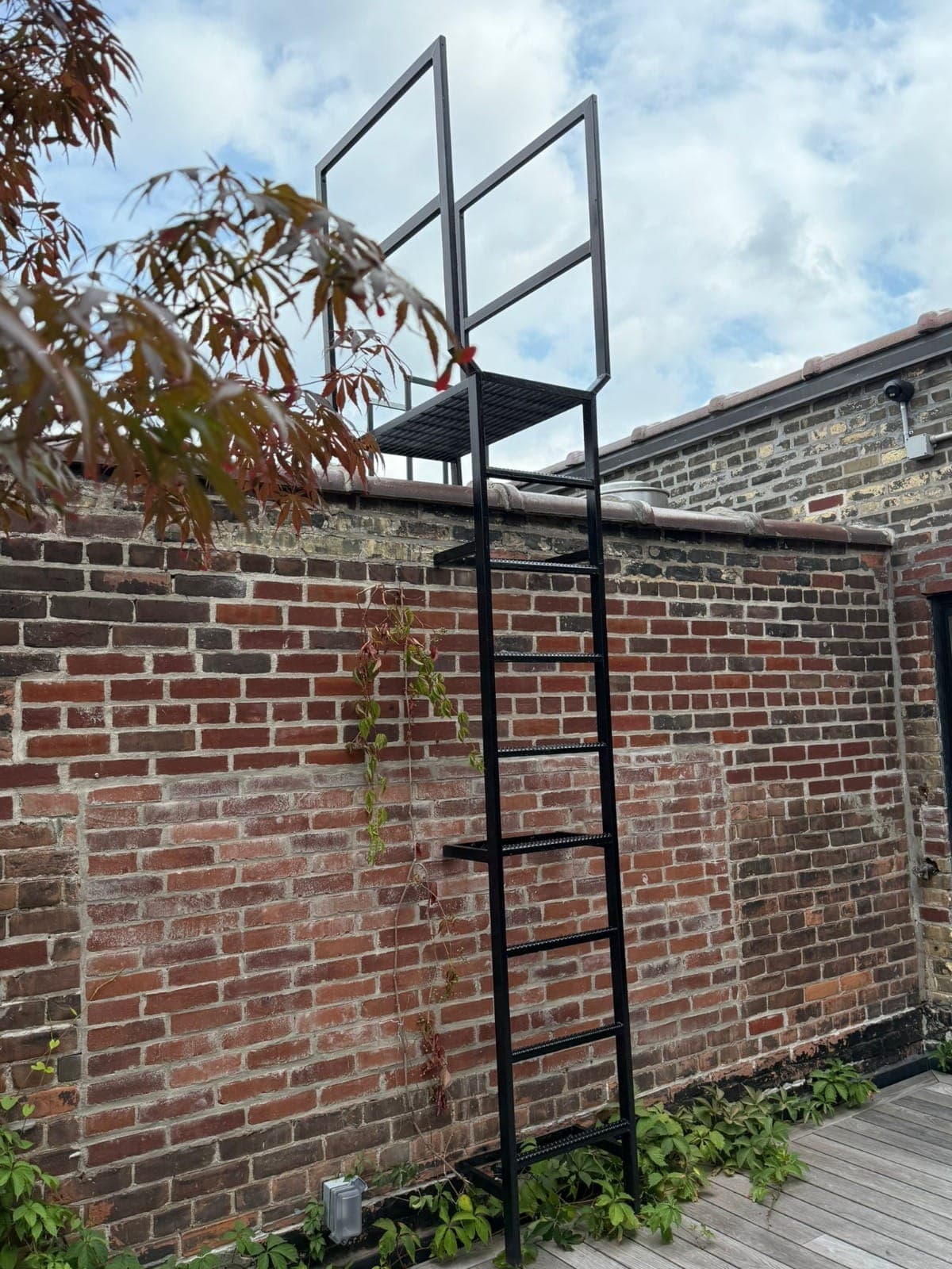 Rooftop Catwalks and Safety Ladders
